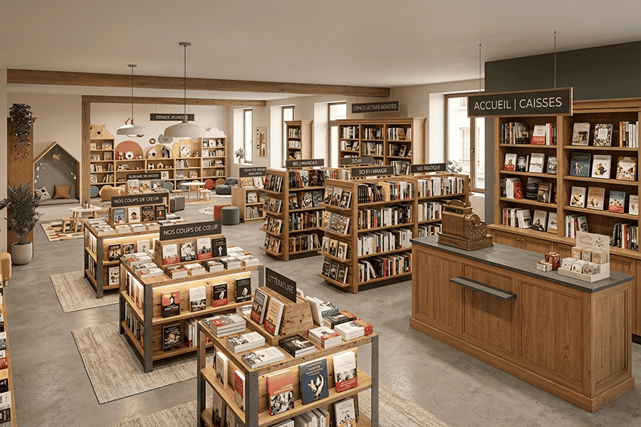 rendu-realiste-agencement-librairie-efi-concept